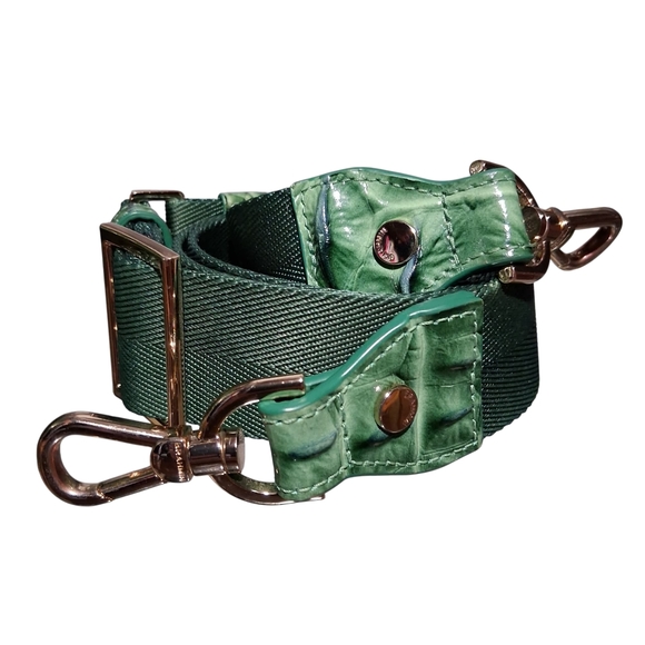 Brahmin Leia Croc Embossed Leather Crossbody Bag - Picture 8 of 11